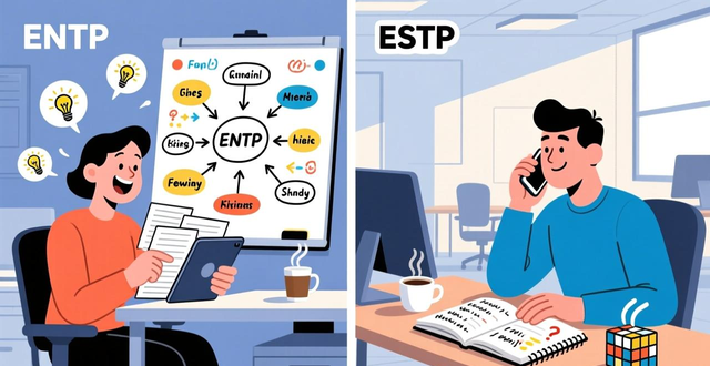 ENTP和ESTP性格区别详解：思维家与行动派的差异