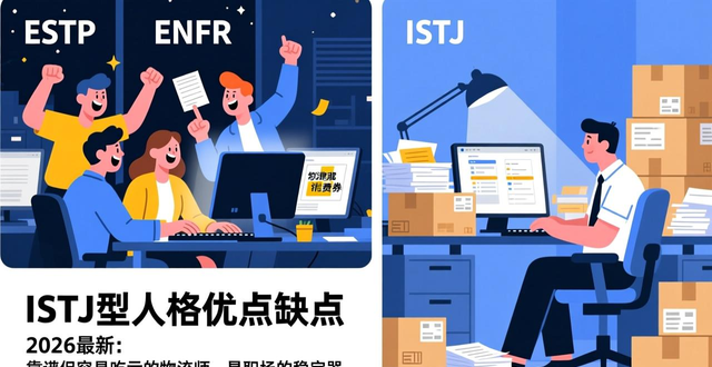 istj型人格优点缺点 2026最新：靠谱但容易吃亏的物流师，是职场的稳定器