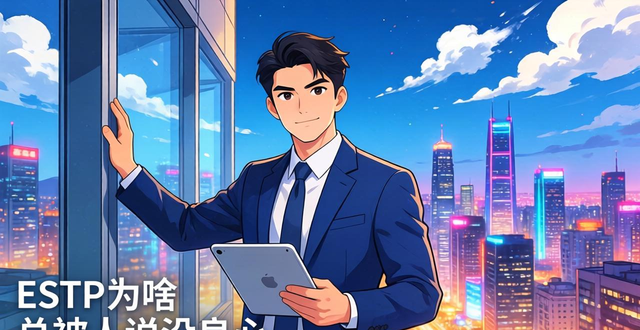 estp人格是啥？揭秘爱冒险的快乐企业家
