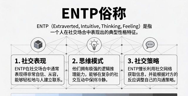 entp俗称 ENTP俗称什么？看完你也是懂王了