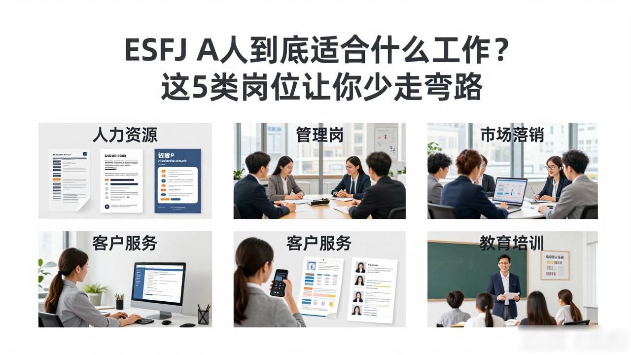 ESFJ A人到底适合什么工作？这5类岗位让你少走弯路
