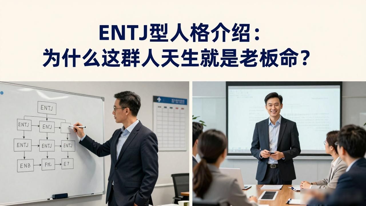 ENTJ型人格介绍：为什么这群人天生就是老板命？